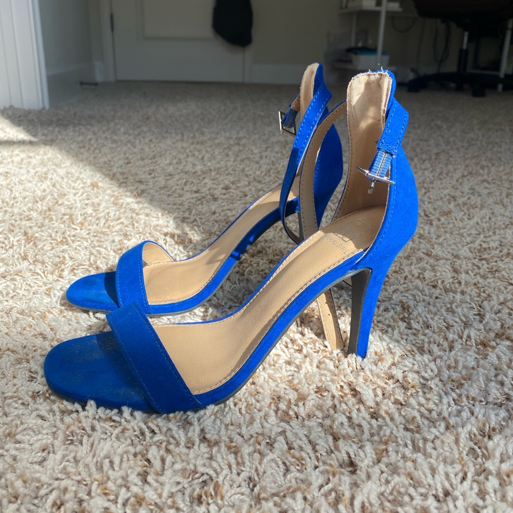 Royal Blue High Heels